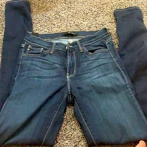 KanCan dark blue skinny jeans no holes